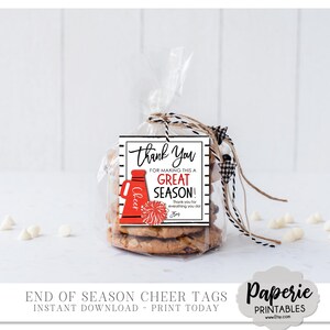 End of Season Coach Appreciation Tags