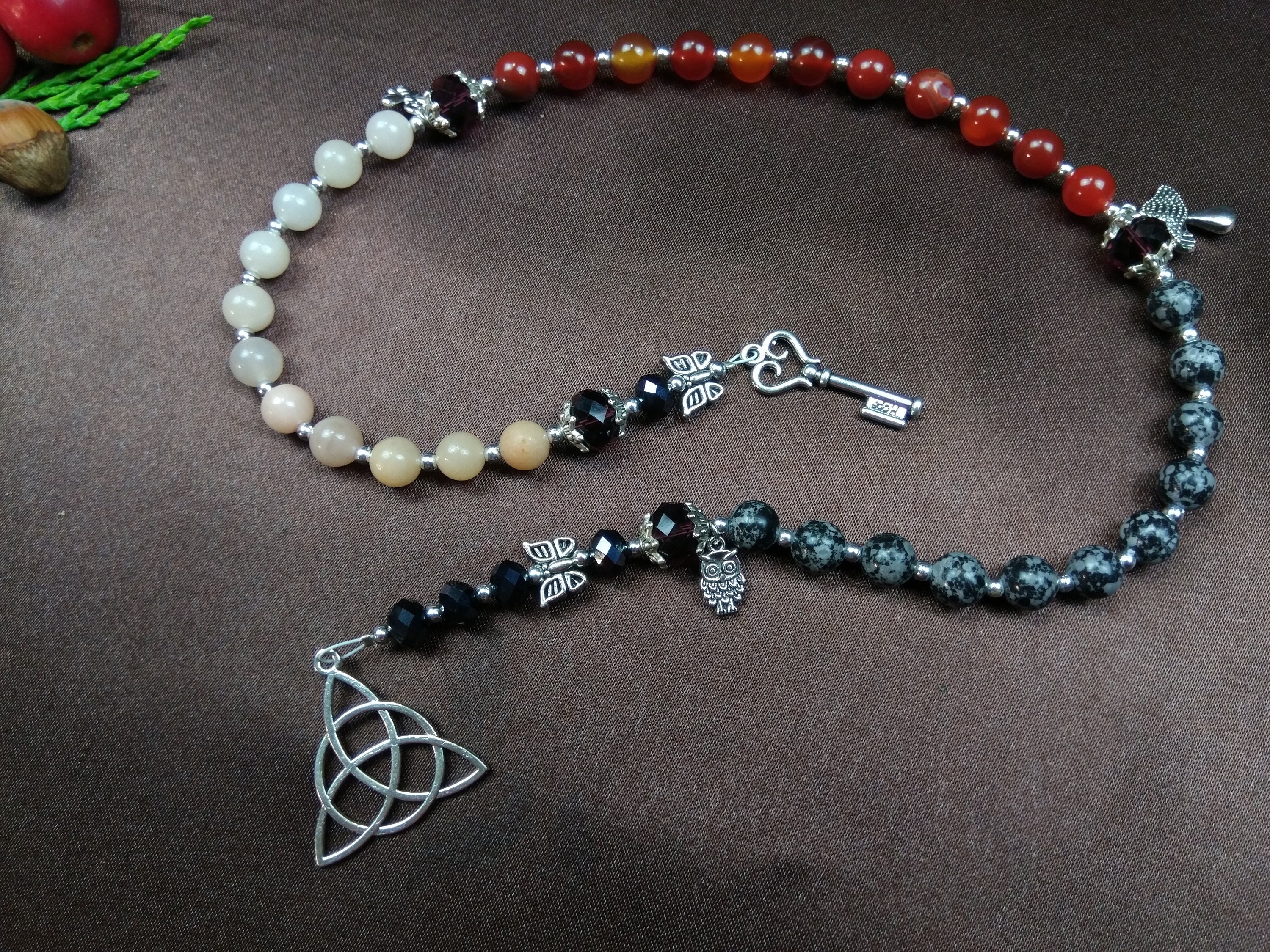Pagan Prayer Beads Witches Ladder Witches Rosary Wiccan