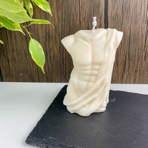 Männliche Körperkerze - Body Athletic candle - Mannkörper - Skulptural Candle - Body Candle - aesthetic - Deko Ideen