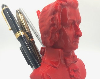 Mozart Pen Holder and Pencil Holder Desktop Organiser