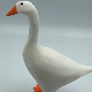 Untitled Goose Game Key Holder figurine statue model with magnet Horrible Entitled Goose steal things and win Honk and Bonk image 3