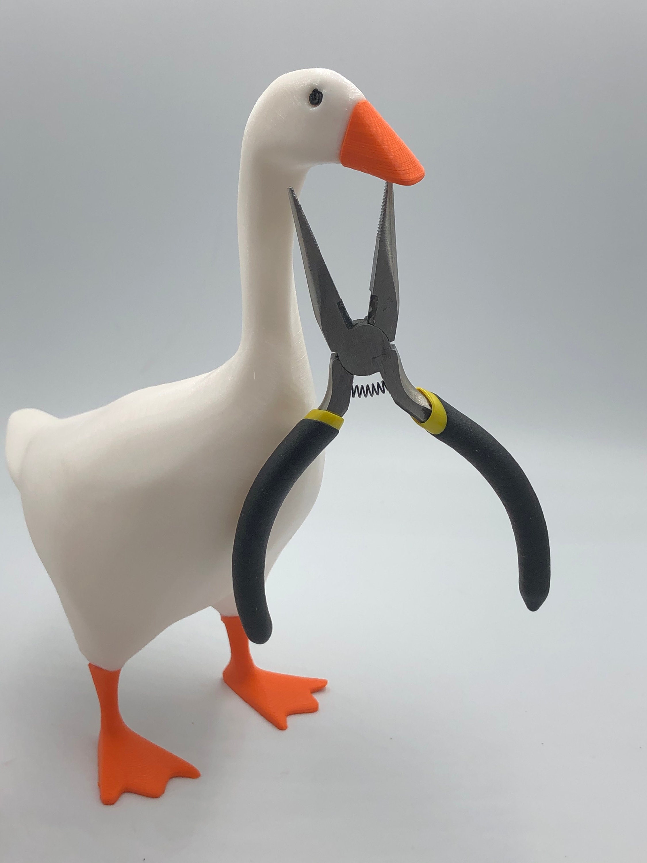 You can 3D print an Untitled Goose Game goose for maximum mischief