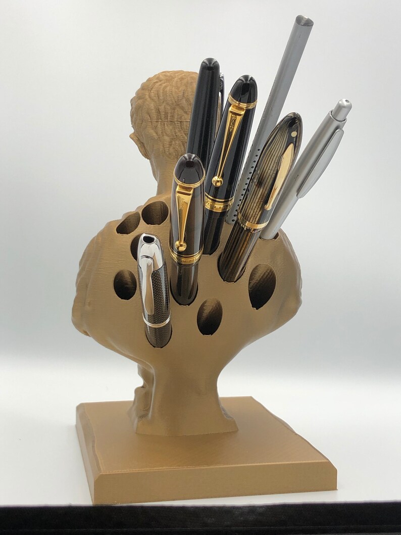 Julius Caesar Pen Holder and Pencil Holder Desktop Organiser Etsy