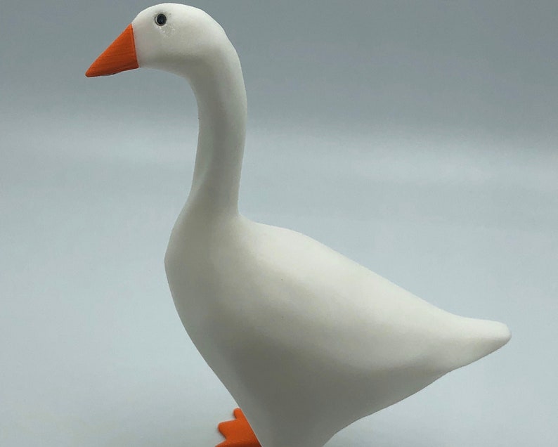 Untitled Goose Game Key Holder figurine statue model with magnet Horrible Entitled Goose steal things and win Honk and Bonk image 3