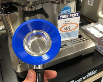 Breville Dosing Funnel. Use with your grinder for espresso coffee making without a mess