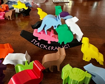 Stackerang!  A thrilling Aussie animal balancing game for adults and children