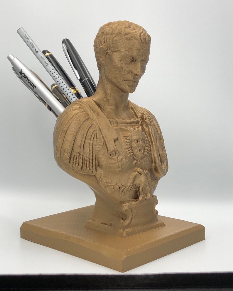 Julius Caesar Pen Holder and Pencil Holder Desktop Organiser Etsy