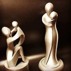 Mother and Child Sculpture - sitting or standing - perfect gift for Mother's Day