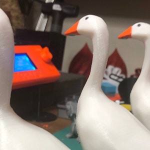 Untitled Goose Game Key Holder figurine statue model with magnet Horrible Entitled Goose steal things and win Honk and Bonk image 5