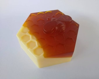 Honey Comb Soap Bar, vanilla and honey soap