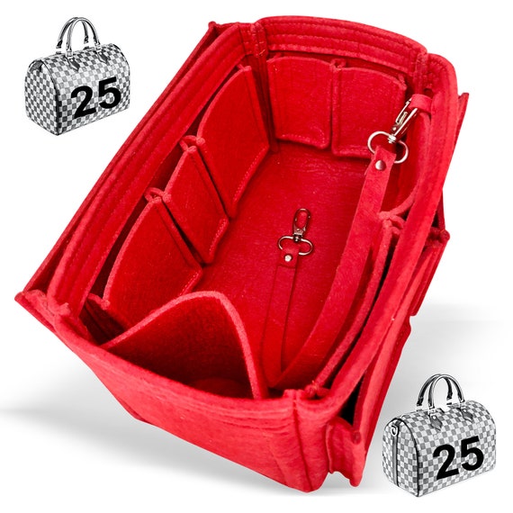 AlgorithmBags® Louis Vuitton Speedy 25 Cherry Red LV Organizer Insert