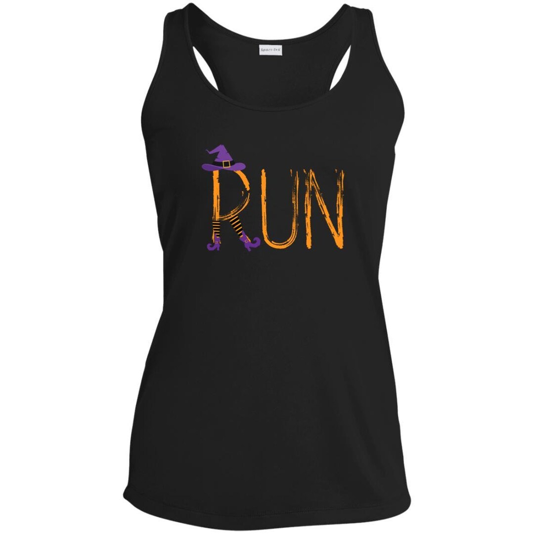 Halloween Running Top, Performance Tank, Cute Halloween Running Shirt