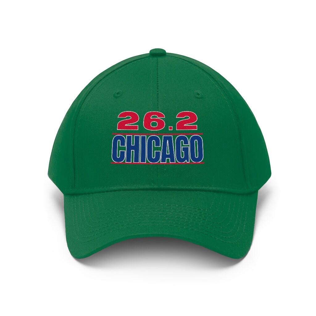 26.2 Chicago Hat, Chicago Marathon, Embroidered Marathon Cap