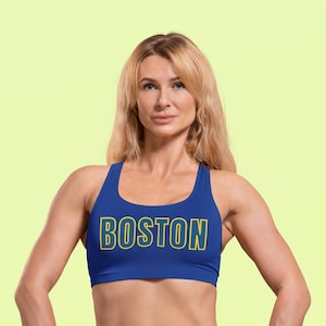 Boston Runner, Boston Sports Bra, Sports Bra for Running, Running Bra, Boston Qualifier, 26.2