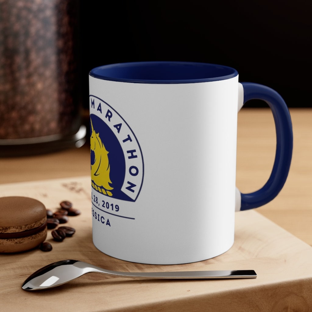 Boston Marathon Coffee Cup Runners Coffee Mug 11oz Marathon Etsy