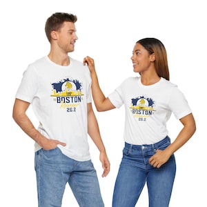 Boston Marathon Unisex T-Shirt, Graphic Tee, Running Apparel, Sportswear Gift, Marathon Race Shirt