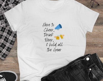 Cheer Drink Beer Support Crew Women's T-Shirt