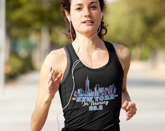 NYC In Training Tank, Women's Performance  Racerback Tank, New York Runner, Marathon in Training, Running Top, 2026 New York Race