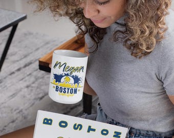 Boston Qualified, Boston Mug, 11oz, Boston Runner, Boston Gift, Personalized Boston Cup, 2024, 2025, 2026