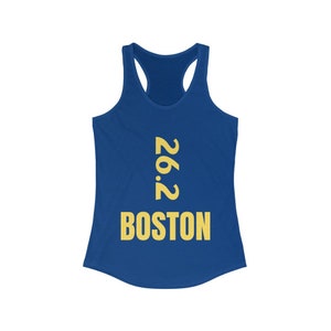 Boston Women&#39;s Racerback Tank, Marathon T-Shirt, Runner Shirt, Gift For Runner, 26.2 Tank