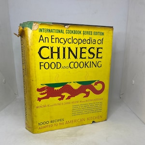 Vintage Chinese Food Cookbook: 1970 Hardcover Encyclopedia