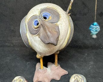Bitossi Rimini Blue Bird Figurine, Aldo Londi Duck Figurine