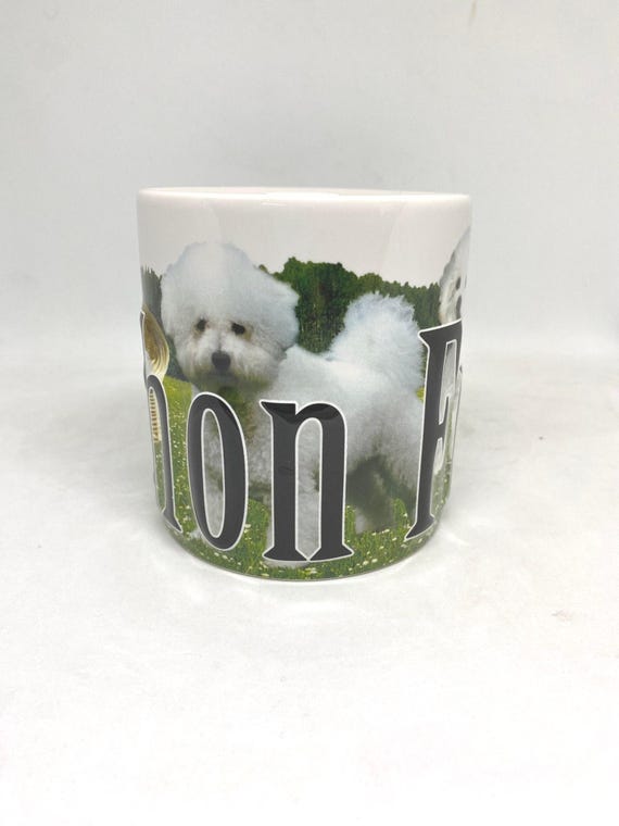 Vintage Bichon Frise Mug: Americaware Oversized Dog Coffee Mug - Etsy