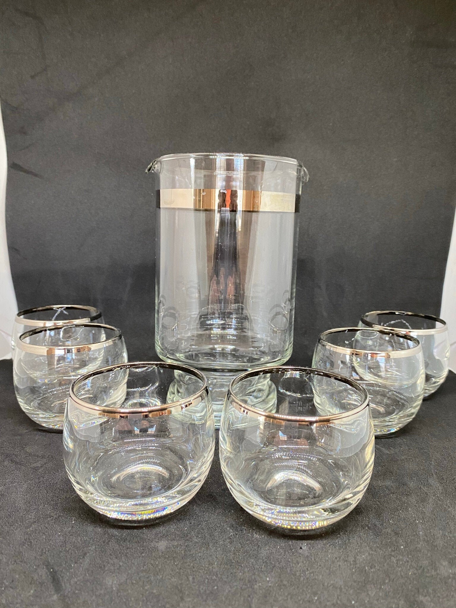 XL Extra Large 30-ounces 800ml Cocktail Mixing Glass Handblown Stemmed Plain Design Professional Bar Tools for Craft Cocktails