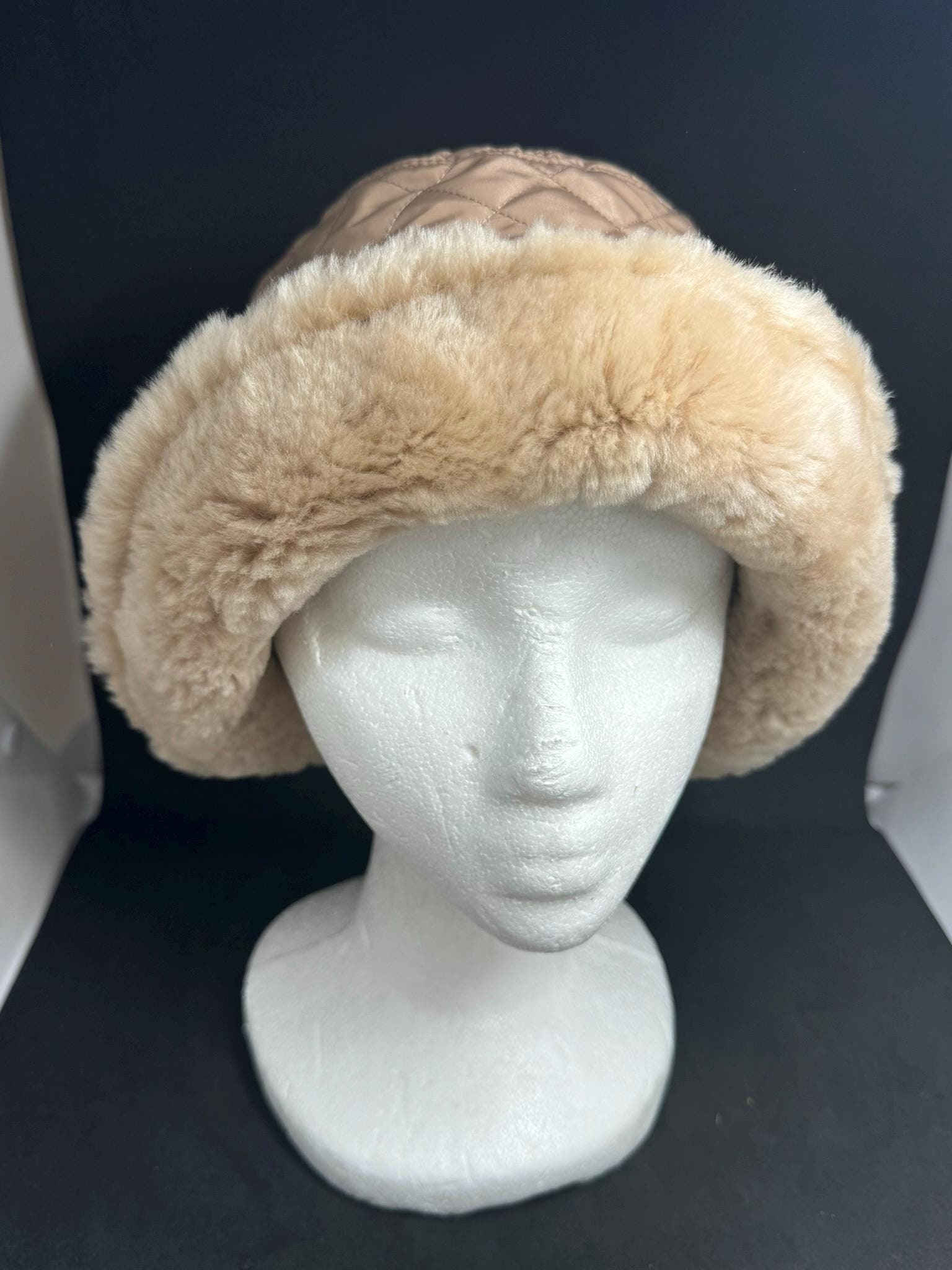 Beautiful VINTAGE UGG Hat UGG Atherson Embroidered Shearling Hat | Neiman Marcus main image 3