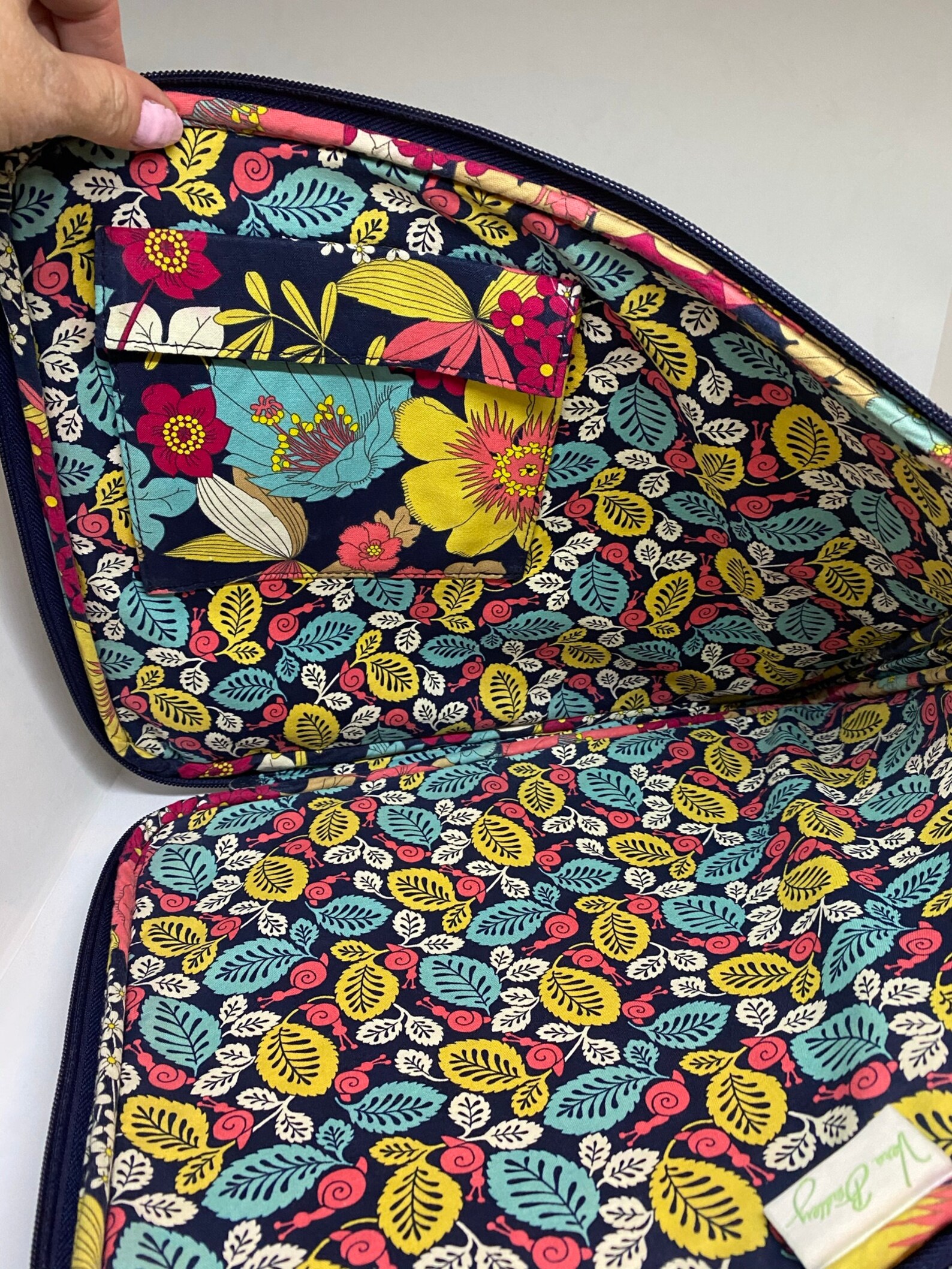 Vera Bradley Portfolio 2 sided zipper large file book Etsy
