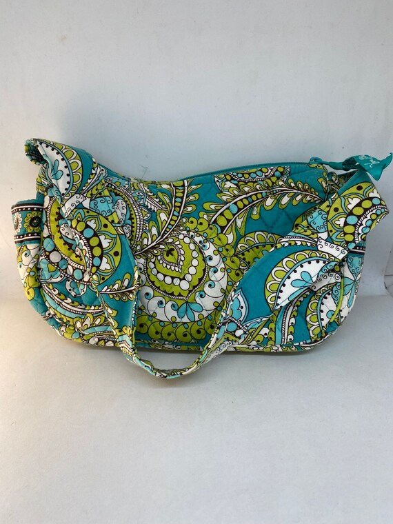 vera bradley lime green purse