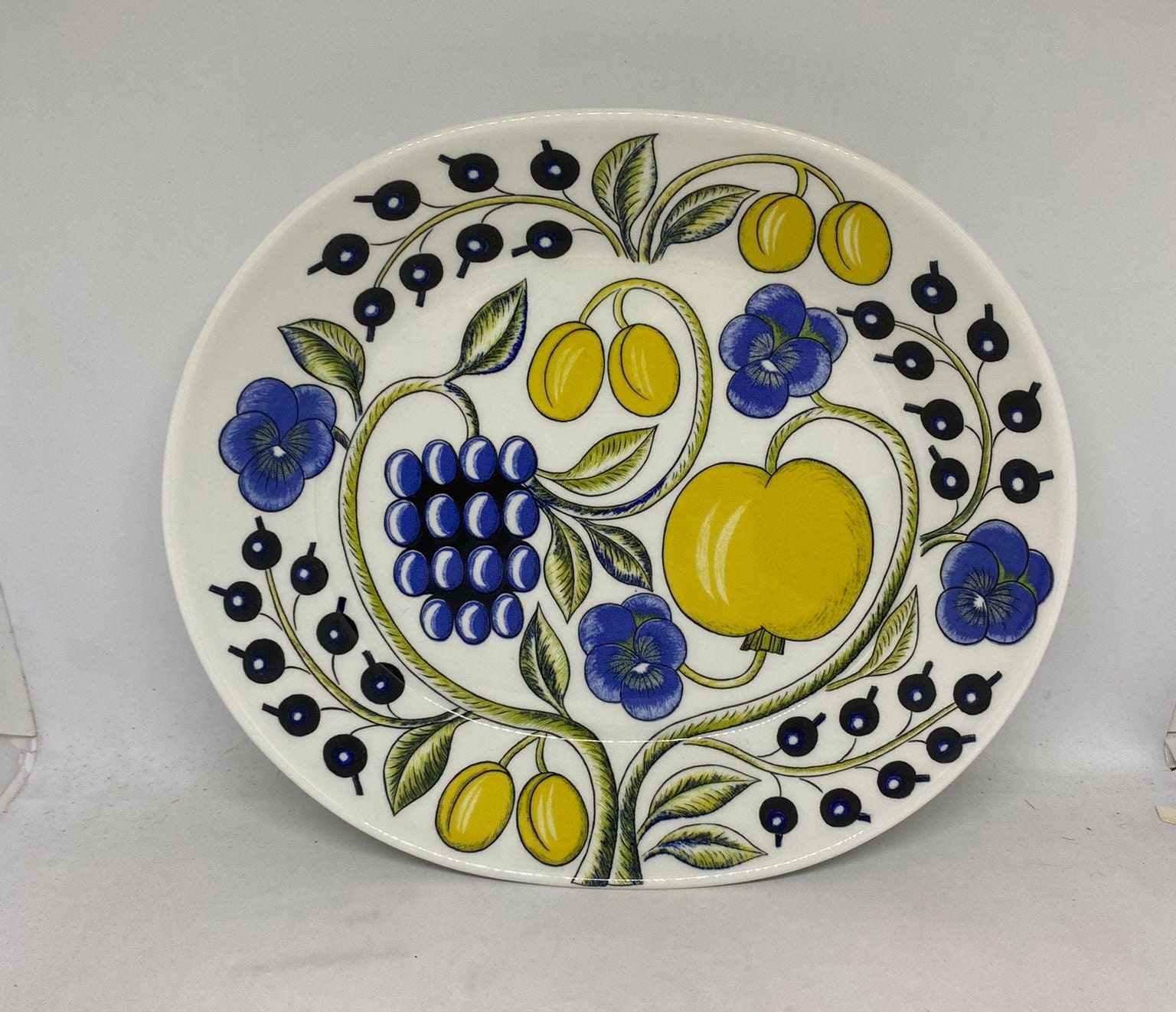ARABIA FINLAND paratiisi プレート 旧ロゴ ヴィンテージ Paratiisi by Arabia, Designed by Birger Kaipiainen, Finnish