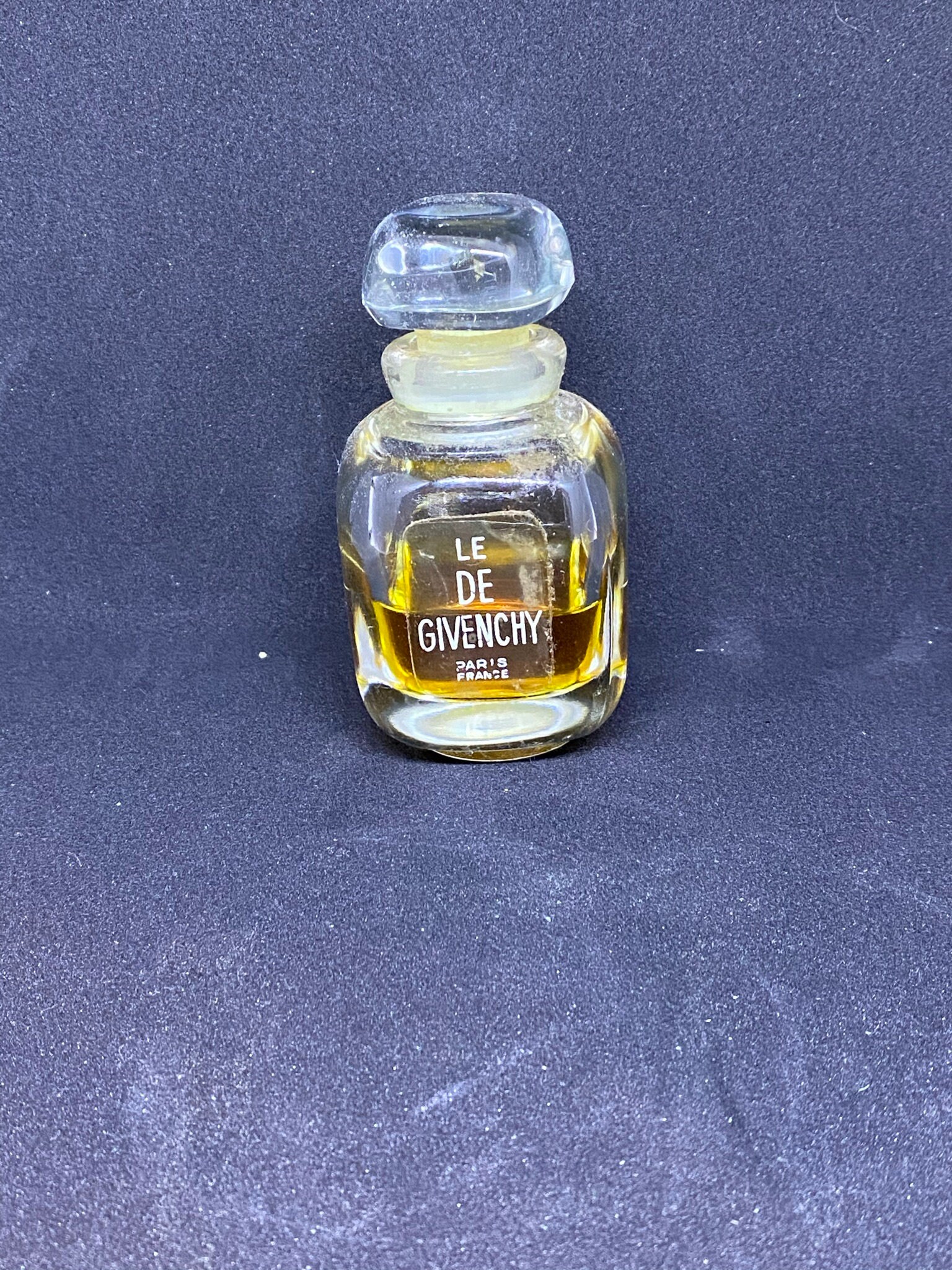 Le De Givenchy Paris France Vintage Perfume in Crystal Bottle Etsy