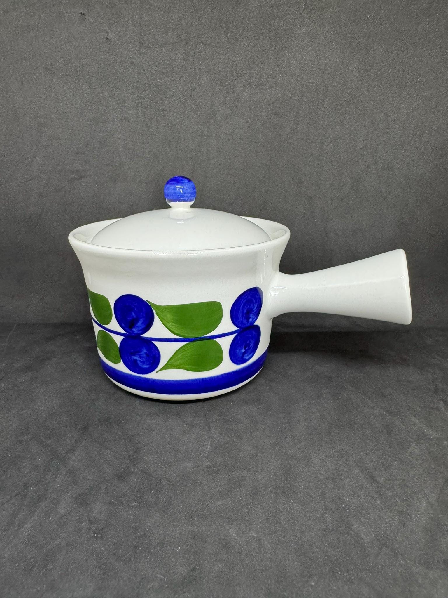 Swedish Ceramic Casserole Pot With Lid, Rorstrand VDN F555, 1970s