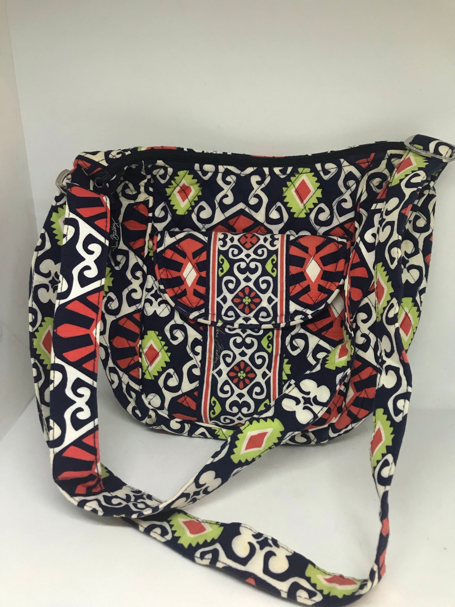 Retired Vera Bradley Shoulder Crossbody bag in Navy White Etsy