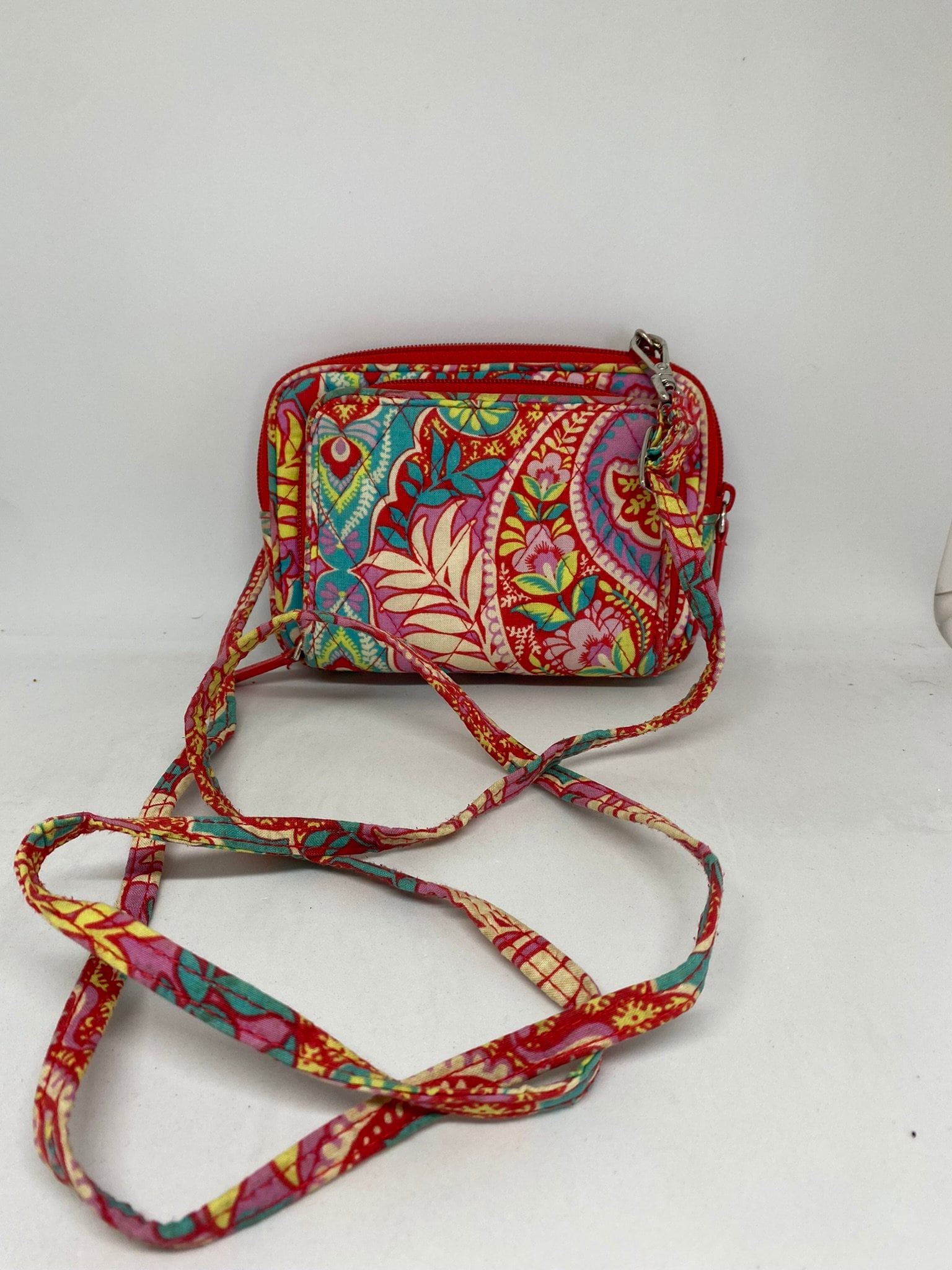 Vera bradley purse with built in wallet hot sale