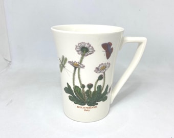 Vintage Portmeirion Botanic Garden Mug: Daisy Floral Coffee Cup