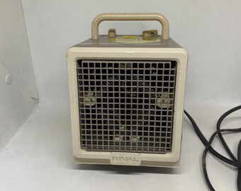 Rival 1500 Watt Portable Heater Vintage With Carrying Handle - Etsy
