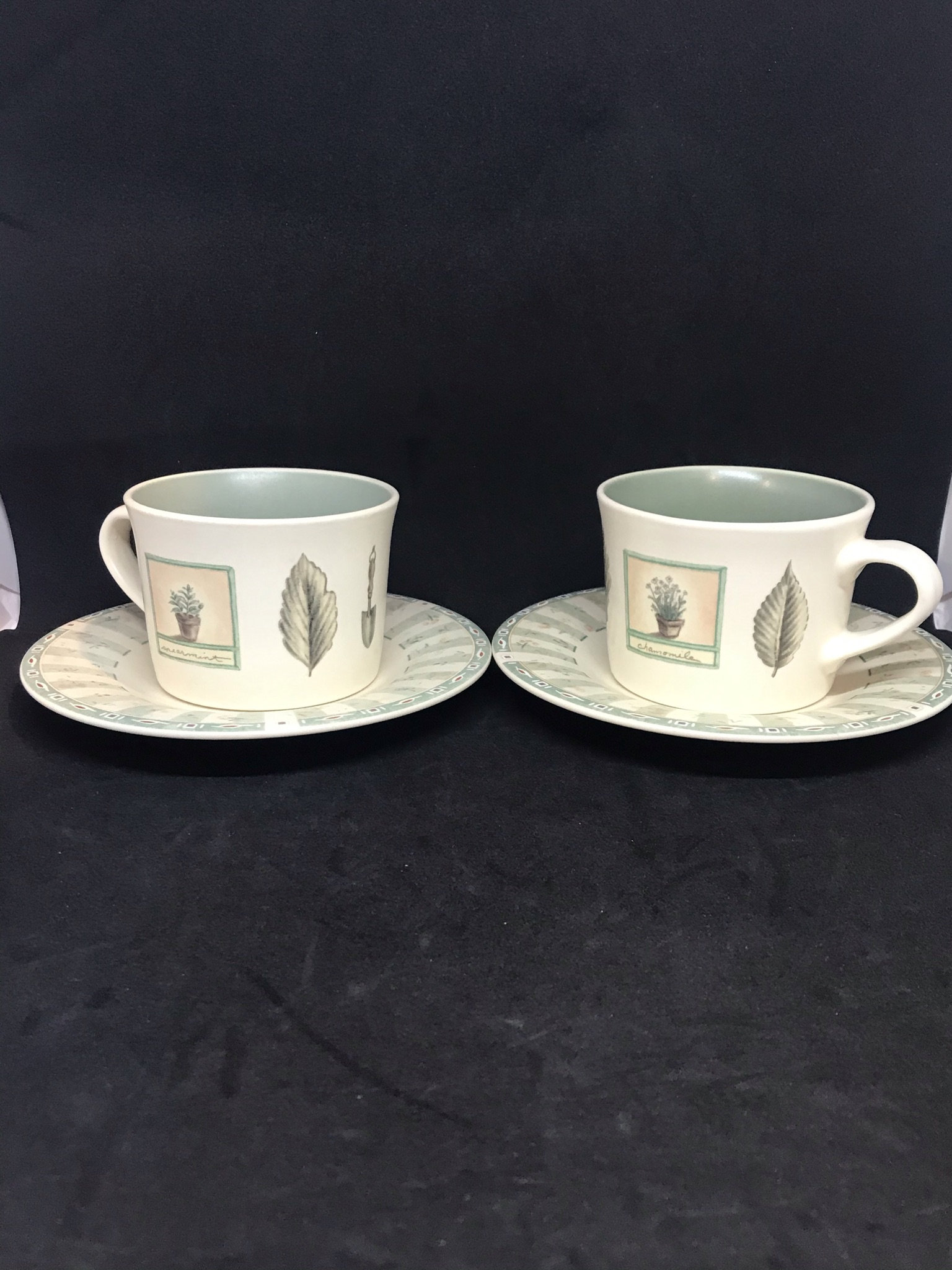 Platzgraff Portfolio Naturewood Pattern 2 Cups/2saucers 2 - Etsy