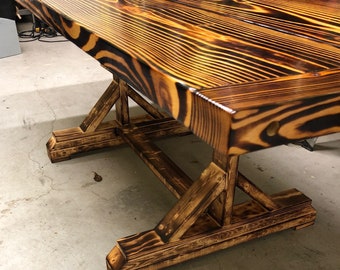 burnt wood furniture cast aluminum shou sugi ban dining table burnt wood finish kitchen solid pine rustic wood furniture etsy burnt wood furniture cast aluminum shou sugi ban dining table burnt wood finish kitchen solid pine rustic wood furniture etsy