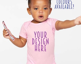 Regalo para baby shower, mono personalizado, camiseta de cuello redondo personalizada para niño pequeño, body para bebé, ropa personalizada, camisetas juveniles personalizadas, regalo personalizado.