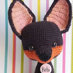 Pinscher dog 15cm