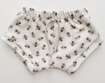 RainbowRainbow Organic Cotton BloomersToddler Baby BloomersDiaper CoverRainbow Printed Cotton Baby Shorts Baby Organic Cotton Shorties