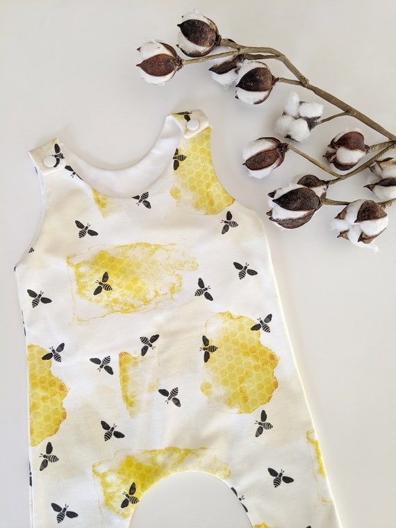 bee print baby clothes