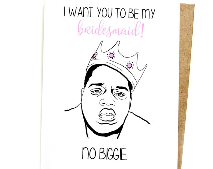 Funny Proposal Card Will You Be My Bridesmaid Bridesmaid Box Etsy