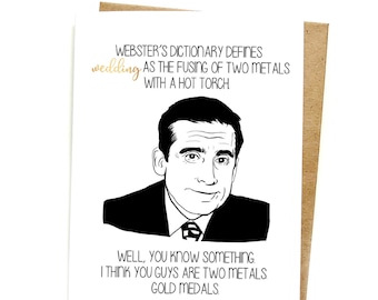 Funny 'The Office' Wedding Card: Michael Scott Speech