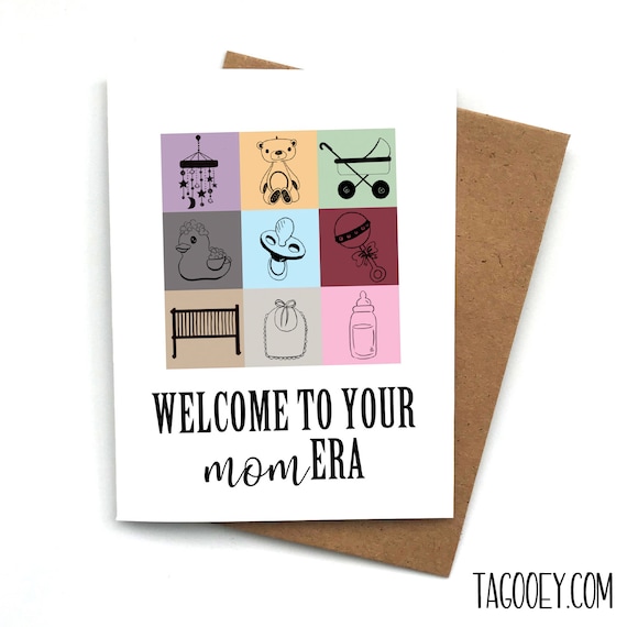 ERA Baby Shower Card, Funny Baby Shower Card, Baby Boy, Baby Girl, Baby Gift, Funny Pregnancy Card, Baby Shower Gift Idea, Pop Culture Card