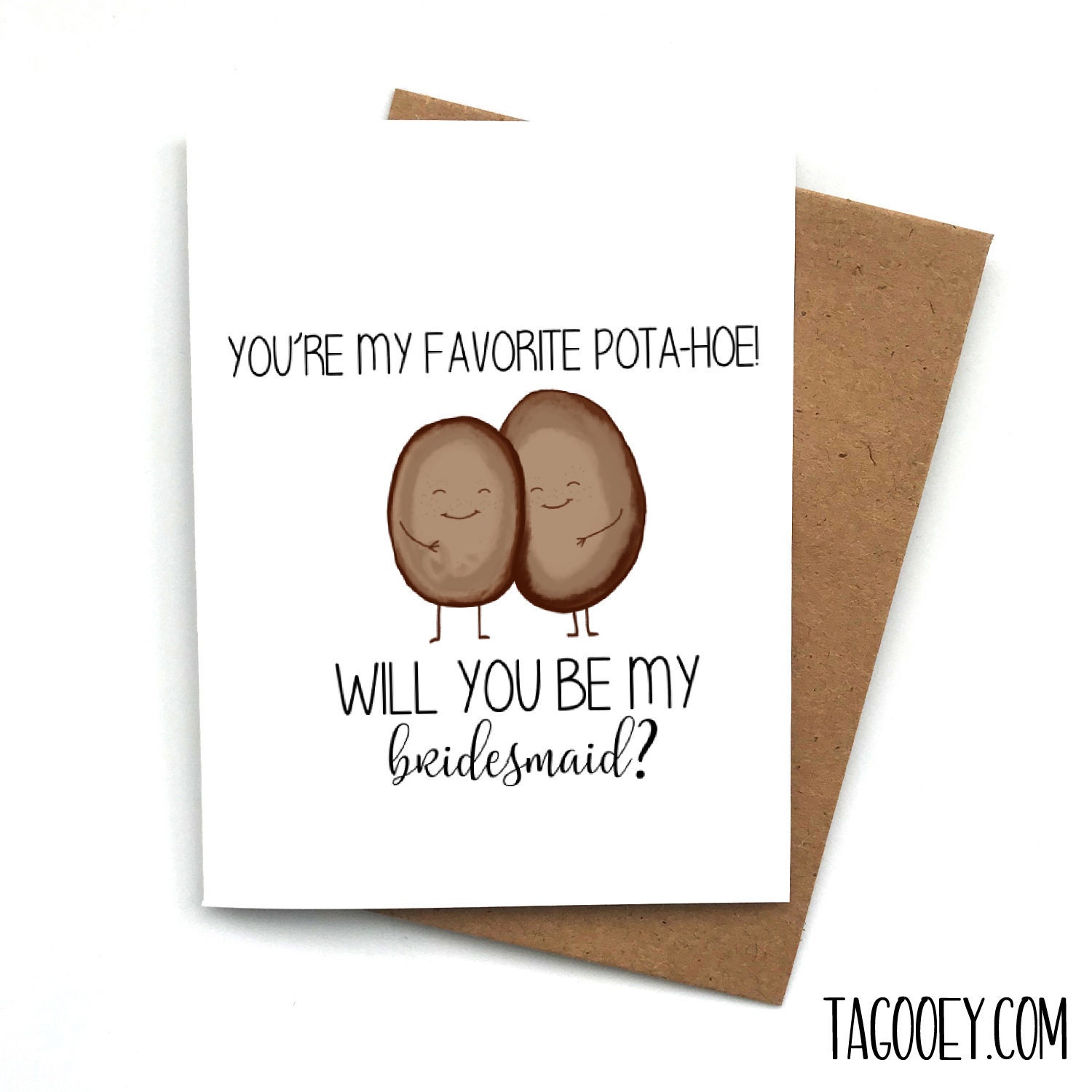Proposal Card Funny POTATO Pun Bridesmaid Maid of Honor Will - Etsy Singapore Proposal Card Funny POTATO Pun Bridesmaid Maid of Honor Will - Etsy Singapore