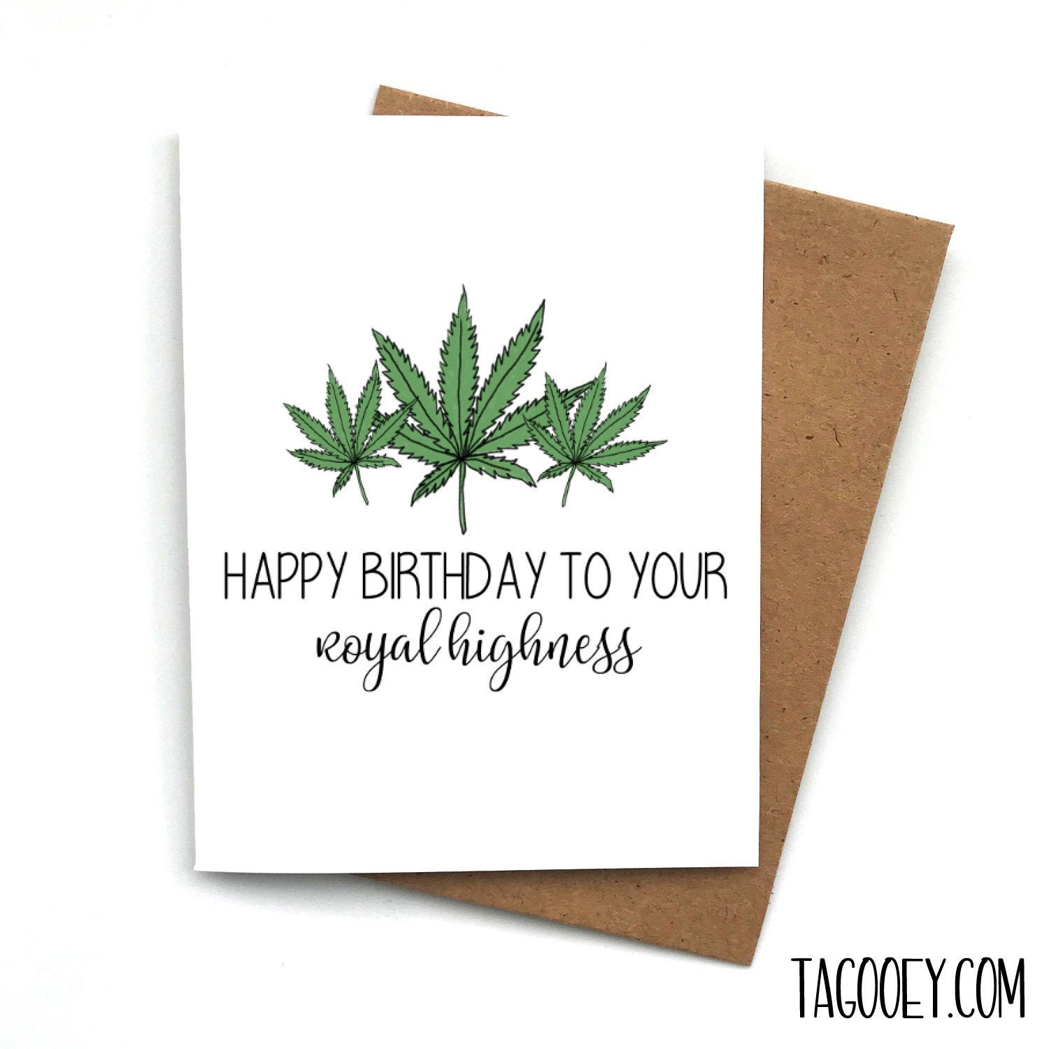 Birthday Card Funny Pun ROYAL HIGHNESS Birthday Greeting for | Etsy