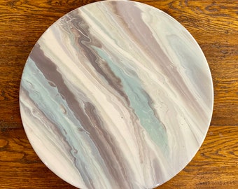 18 Inch Custom Lazy Susan, Custom color with resin top